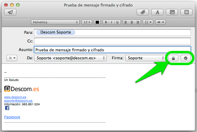 correo firmar cifrar mail