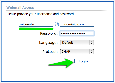 webmail login