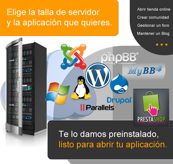 Servidores Cloud para tus aplicaciones